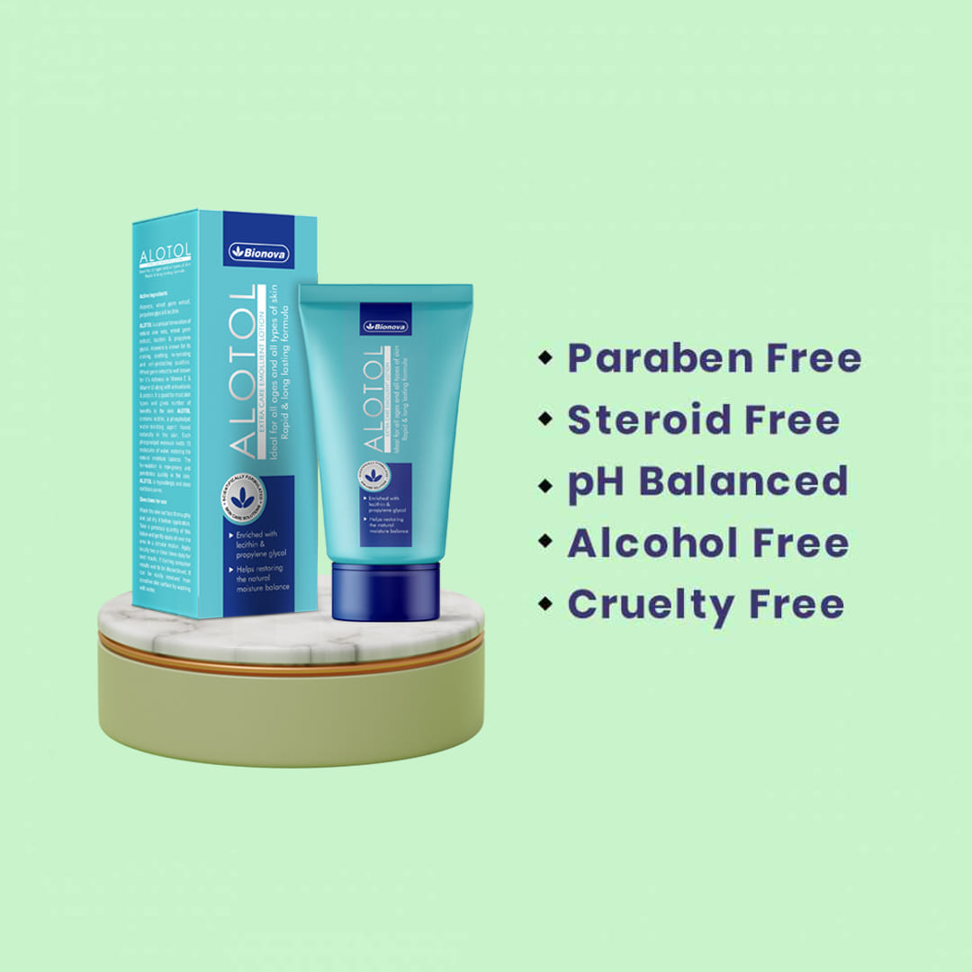Alotol Moisturizing Lotion – Aloe Vera Based Hydration with Lecithin & Propylene Glycol - 100ml