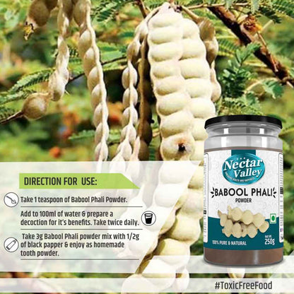 Babool Phali Powder 250g 100% Pure And Natural
