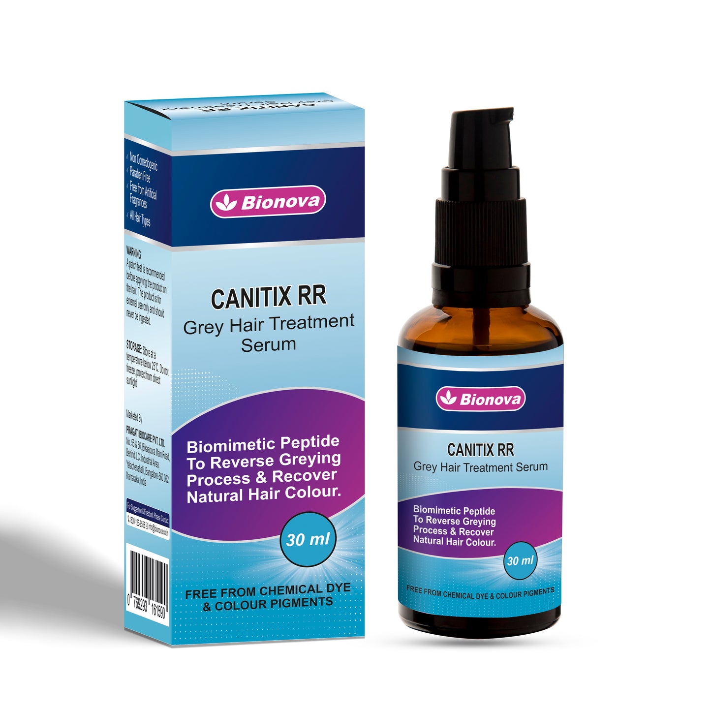 Canitix RR Grey Hair Treatment Serum - 30ml