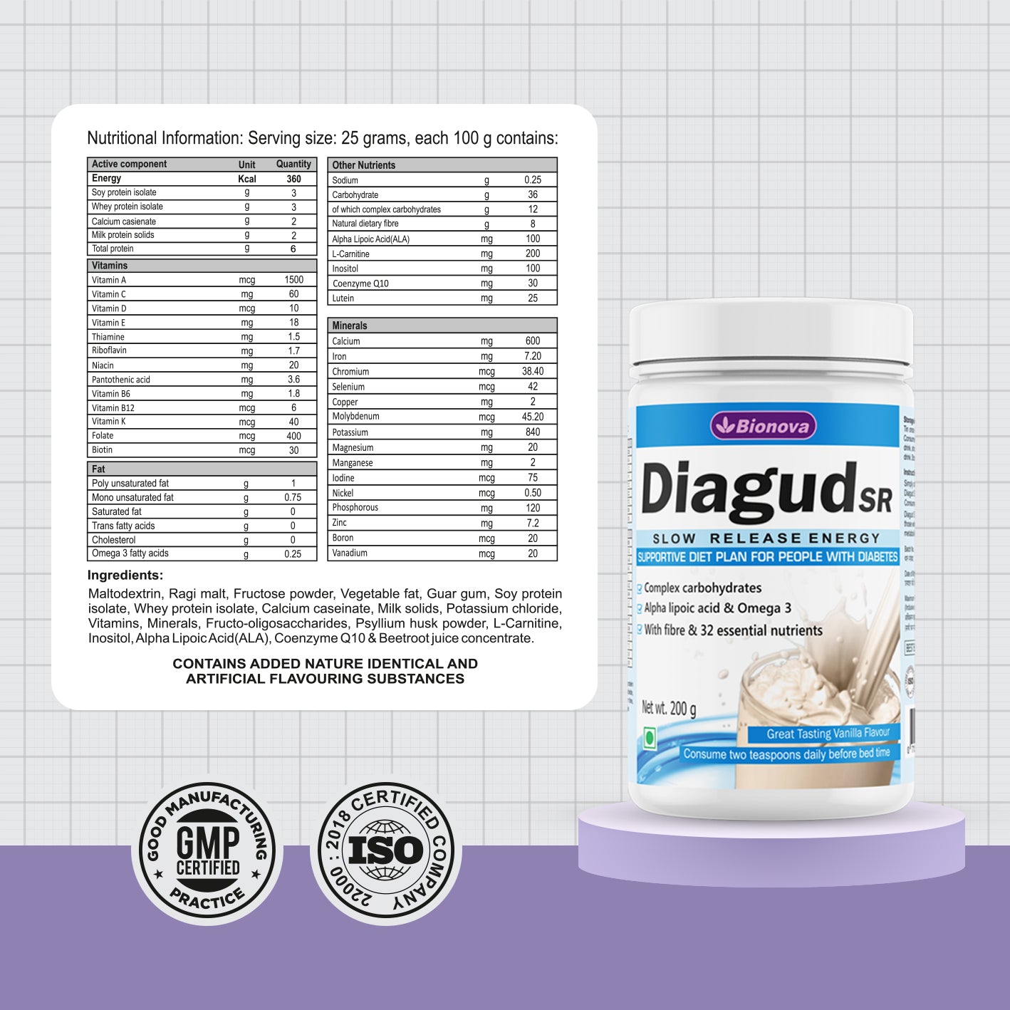 Diagud-SR health drink for those with diabetes (200g)