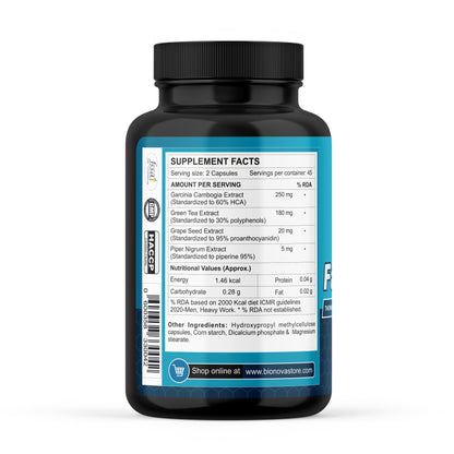 Lipomax Hybrid Fat Burner Capsules | Helps reduce belly fat | Weight Loss supplement