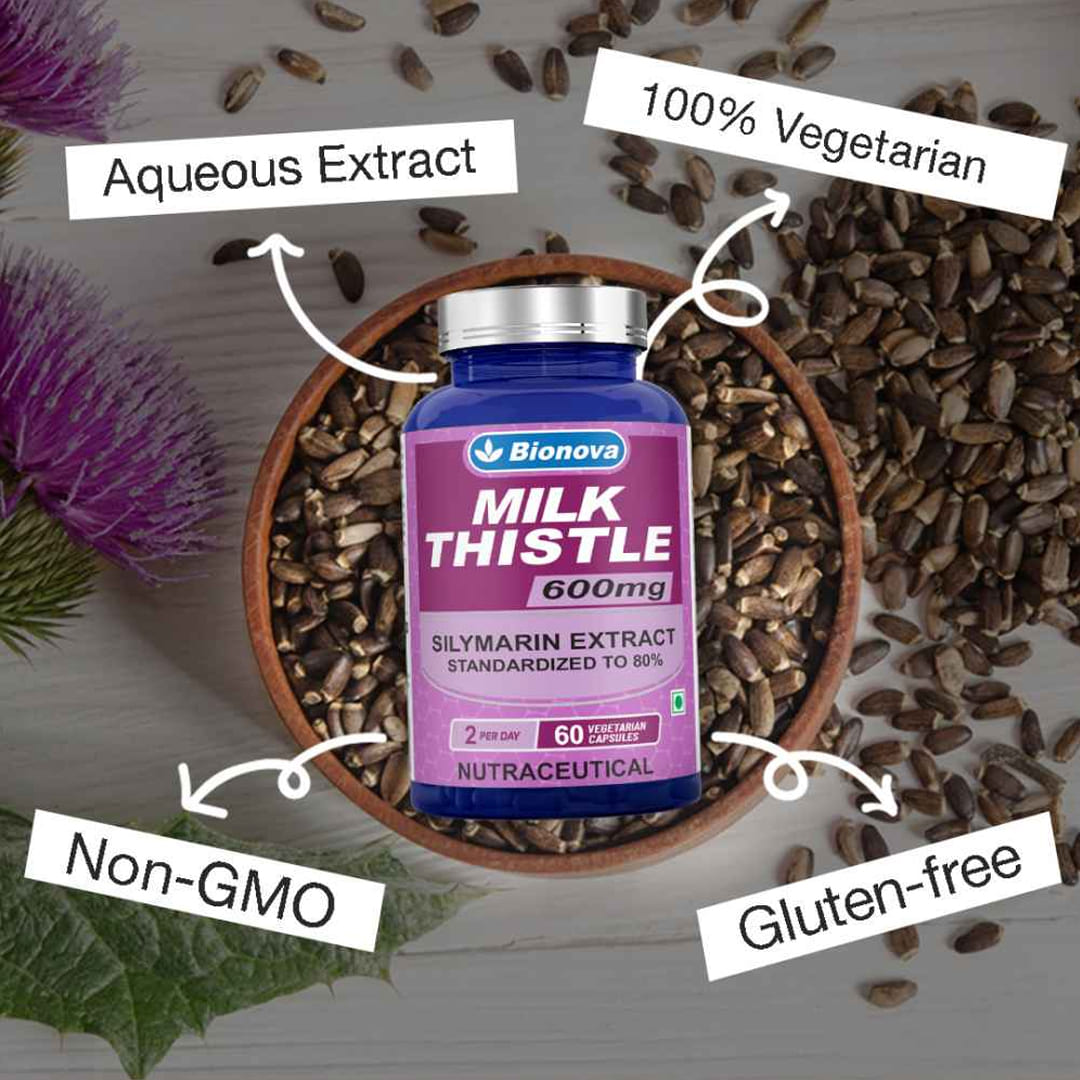 Milk Thistle Vegetarian Capsules – 60’s Pack