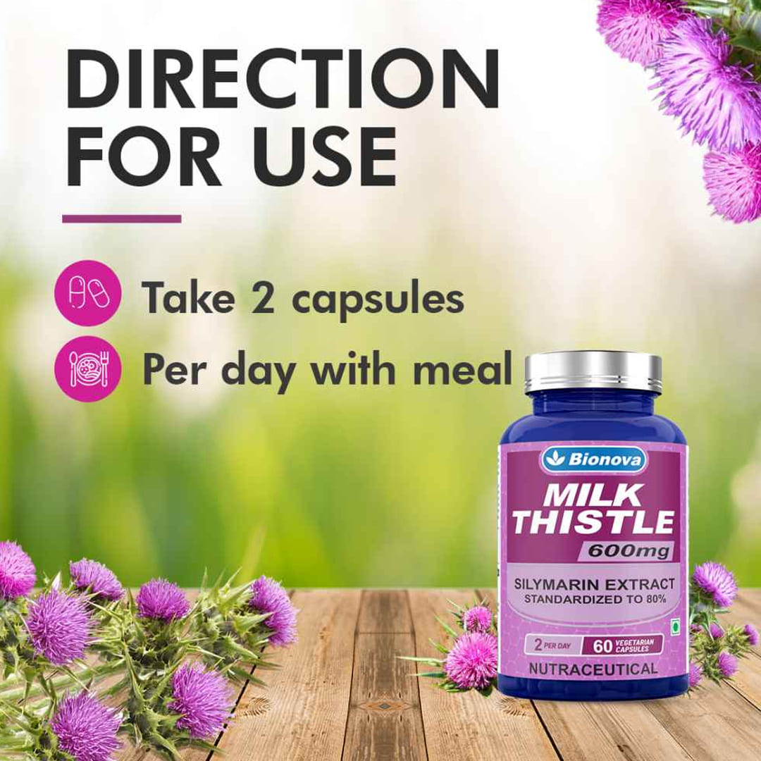 Milk Thistle Vegetarian Capsules – 60’s Pack