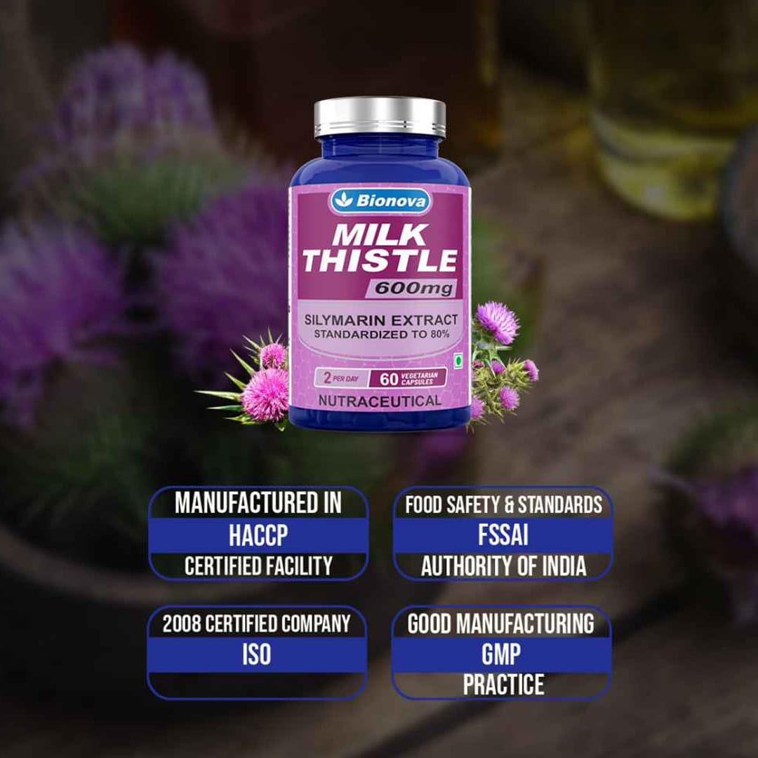 Milk Thistle Vegetarian Capsules – 60’s Pack