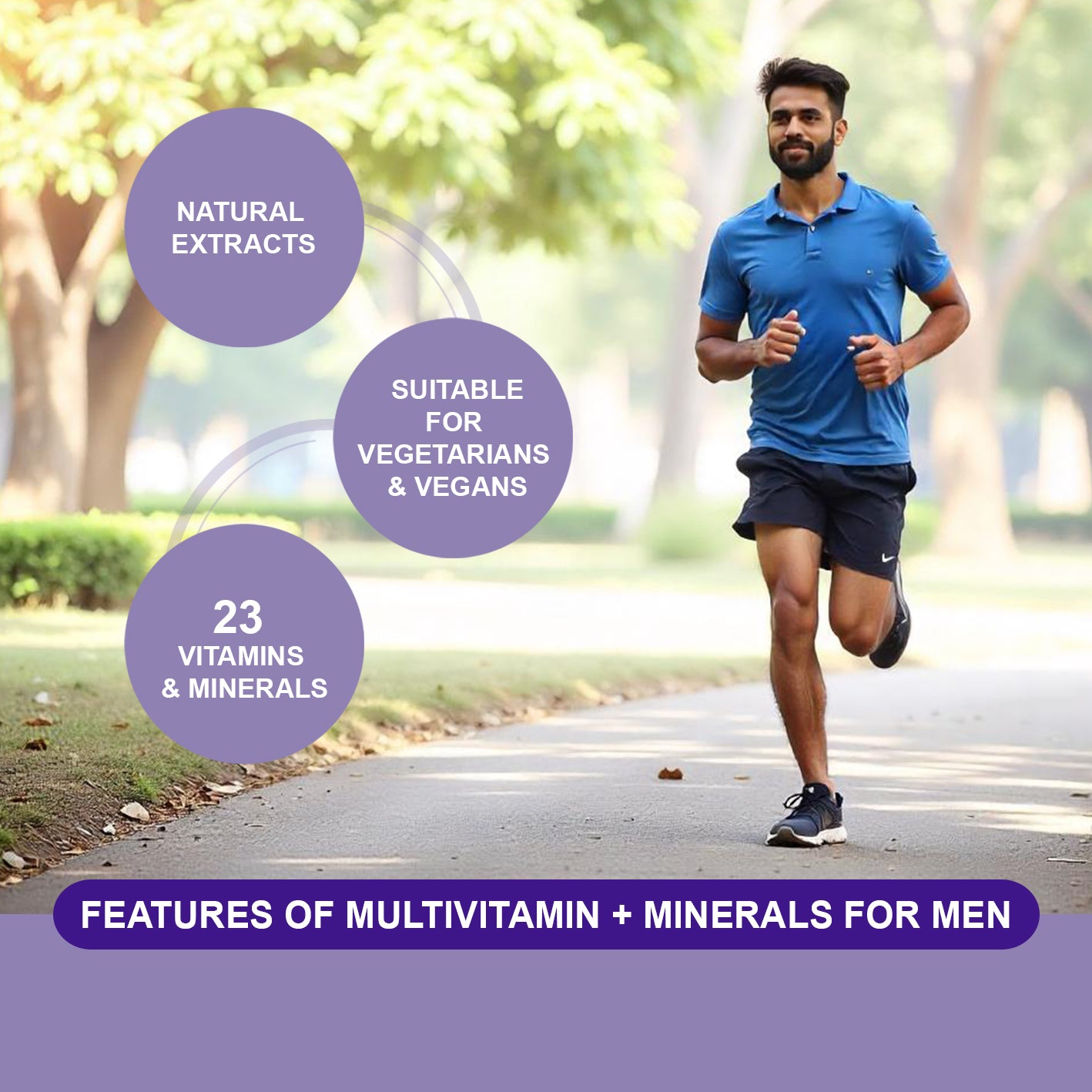 Multivitamin for Men | Energy, Stamina & Immunity - 60 tablets