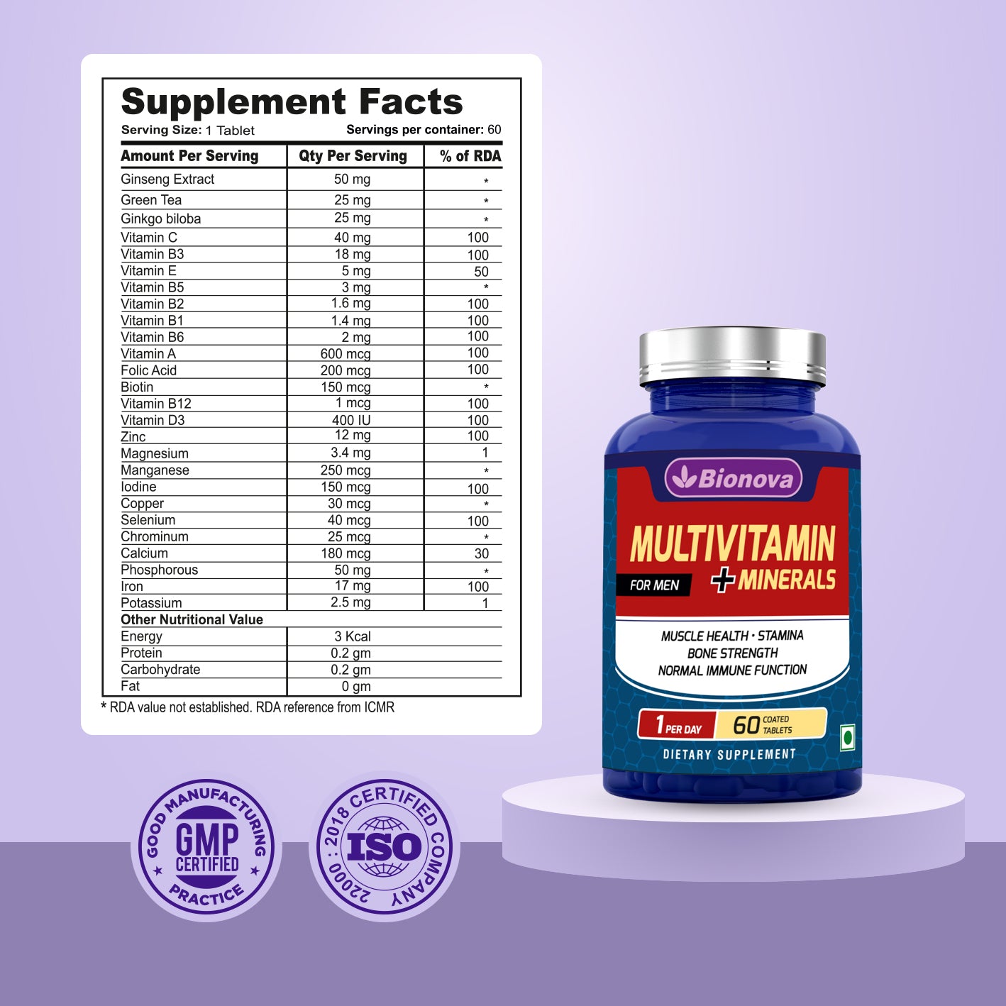 Multivitamin for Women | Boost Immunity, Stamina, Bone Health & Healthy Appearance