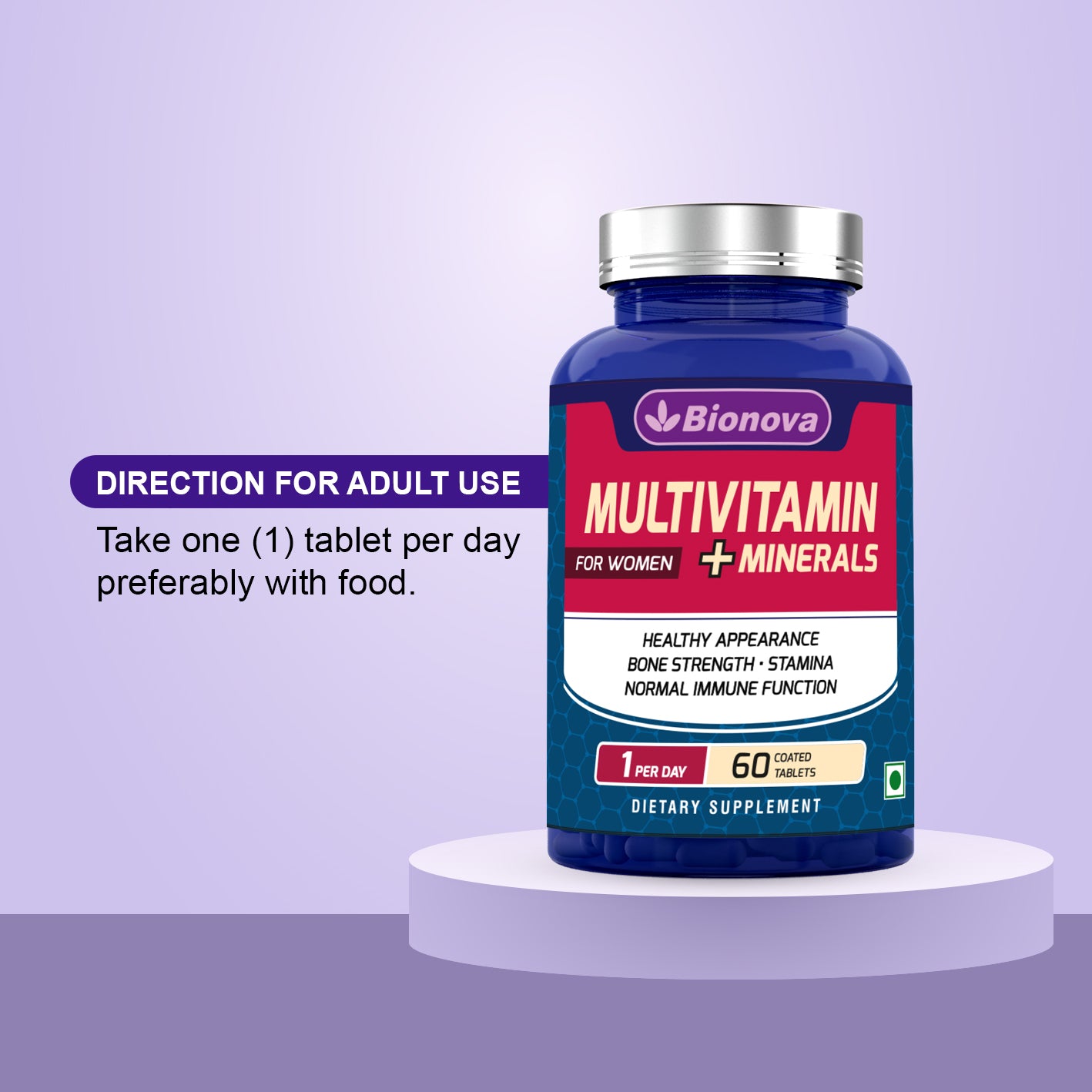 Multivitamin for Women | Boost Immunity, Stamina, Bone Health & Healthy Appearance