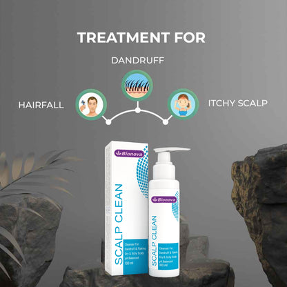 Scalp Clean Anti-Dandruff Shampoo - Gentle pH-Balanced, for Dry, Itchy and Flaky Scalp